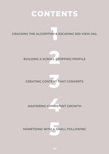 Load image into Gallery viewer, Unlock the Algorithm: From 300 Views to Paid: How to Grow and Monetize on TikTok with a Small Following