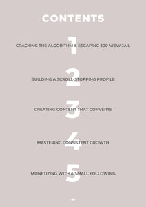 Unlock  the Algorithm: From 300 Views to Paid: How to Grow and Monetize on TikTok with a Small Following
